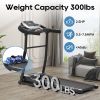 NEW Home Folding Treadmill is powerful  2.5 HP 7.5 MPH Motor,  Quiet Brushless Pulse Sensor
