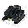 Soozier Under Desk Elliptical Foot Pedal Exerciser with Adjustable Speed Remote LCD