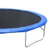 14 FT Trampoline for Adults & Kids with Basketball Hoop, Outdoor Trampolines w/Ladder and Safety Enclosure Net for Kids and Adults