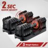 Adjustable Dumbbell Set – 22.5 LB (5-in-1) with Quick-Shift Weight System & Anti-Slip Handle