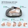 Foot massager therapy machine, air bag massage 360° deep flexion knee massage vibration + hot compress + infrared therapy, pulse massage  hot compress