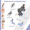Foldable Core & Abdominal Trainer with LCD Display – Adjustable Ab Machine, 330 lb Capacity