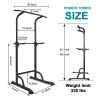 Power Tower for Strength Training has Dip Station, Pull Up Bar, Height. Adjustable  Multi-Function Home Gym Fitness Equipment