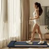 2.25 HP Under Desk Treadmill, Portable Wood Walking Pad Compact Running & Walking Machine Remote Control, LED 2-Year Warranty and Professional Support