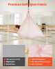 VEVOR Aerial Yoga Hammock, 300 lbs Load Aerial Silk, Yoga Swing with Nylon Fabric, PE Zipper Bag for Parent-Child Interaction
