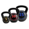 3 Pieces 5 10 15 lbs Kettlebell Weight Set
