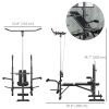 Adjustable Weight Bench with Pulley System for Home Gym