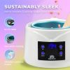 Waxing Kit for Women Men Hard Wax Kit for Hair Removal Wax Warmer for Face Legs Eyebrows Body Bikini Home Melter Wax Pot Machine Hard Wax Beads Kit Pa