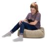 Yoga Meditation  Cushion, Large Floor Pillow of Plush Micro-velvet Jaxx Brio, Camel