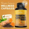 Turmeric Mood Mobility and Joint Support Supplement, With Turmeric Curcumin and Black Pepper 1000 mg 120 Capsules