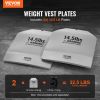 VEVOR Curved Weight Vest Plates – 2 × 14.5 lb Steel Plates for Strength Training