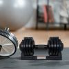 22 LBS ADJUSTABLE DUMBBELL STEEL+PLASTIC