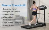 Folding Treadmill Electric Running Machine 2.5 HP Motor 300 LBS Weight Capacity Walking Jogging Machine 3 Level Incline 12 Preset Programs