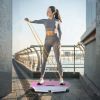 Crazy Fitness Massage Vibration Platform 10-Frequency Body Shaking Machine Weight Loss & Fat Burner For Unisex Pink