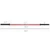 Soozier 7.2 ft Olympic Weight Bar, Red, 1500 lb Capacity