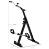 Soozier Seated Pedal Exerciser, Foldable Leg Exercise Bike with LCD Monitor for Rehabilitation Recovery Therapy