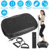 Vibration Exercise Machine Vibrating Plate Platform Whole Body Fitness Workout Equipment with 120 Speeds 1-20 Mins Timer Resistant Bands Remo