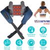 Neck Shoulder Shiatsu Massage Pillow with Infrared Light Heating 3 Massage Modes Speeds Kneading Grasping For Back Arms Thighs