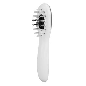 Electric Scalp Massage Comb Micro-current Hair Brush Handheld Head Scratcher Massager Hair Oil Applicator with Vibration Micro-Current Mode Red & Blue