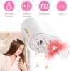 2 IN 1 Electric Scalp Massager for Essential Oil Application and Red Light Therapy to promote Hair Growth Type-C Rechargeable IPX5 Waterproof