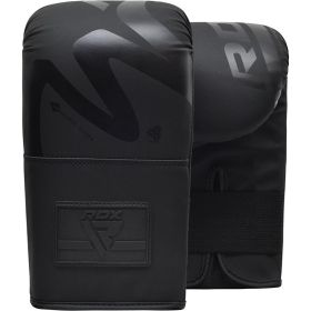 RDX F15 Noir Bag Gloves 4oz Black