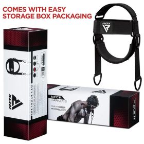 RDX H 2 Neck Harness Weight Lifting essential product for both mixed martial arts and boxing.Targets the rhomboid and trapezius muscles explicitly