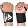 RDX W3 IPL USPA Approved Powerlifting Wrist Support Wraps with Thumb Loops OEKO-TEXÃ‚Â®Ã‚Â Standard 100 certified