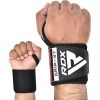 RDX W3 IPL USPA Approved Powerlifting Wrist Support Wraps with Thumb Loops OEKO-TEXÃ‚Â®Ã‚Â Standard 100 certified