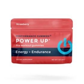 Strawberry Power Up Pre-Workout Supplements (12-Pack)