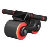Automatic Rebound Abdominal Wheel Anti-slip AB Roller Wheel with Kneel Pad Phone Holder Home Gym Abdominal Exerciser