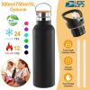 iMounTEK Sports Water Bottle Stainless Steel Vacuum-Insulated Drinking Cup w/ Straws Outdoor Cycling Hiking