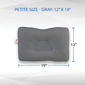 Core Products Tri Core Petite Size Cervical Support Pillow for Neck Pain Orthopedic Contour Pillow Standard Firm (Option: )