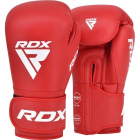 RDX IBA Boxing Gloves for Amateur Competitions Red (Color: Red, size: 10 Oz)