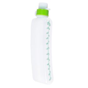 Portable Fitness Large Capacity Curved Water Bottle for Sports Running (Type: Style B, Color: White)