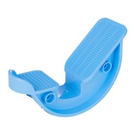 Foot Stretcher Rocker, stability and balance training for calf ankle stretch.  Achilles Tendinitis, Muscle Stretcher Yoga Fitness Sport (Color: Blue)