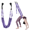 Adjustable Aerial Yoga Strap; Elastic Stretch Door Hanging Yoga Belts Hammock Swing Fitness Rope Training Device