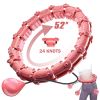 Smart Weighted Hula Hoops, Fitness Weight Loss Gear, With Detachable Knots & Adjustable Weight