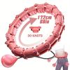 Smart Weighted Hula Hoops, Fitness Weight Loss Gear, With Detachable Knots & Adjustable Weight