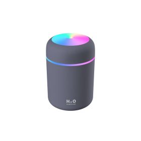 Cool Mist Humidifier & Aromatherapy Essential Oil Diffuser also colorful night light. USB charging Personal Desktop Humidifier for Bedroom,office, car (Color: White)