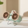 Dual-head Fan with Sunset Double Head Spray Powered by Lithium Battery  DM-33A Configuration Charging Line