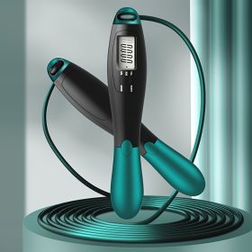Gym Fitness Smart Jump Rope With LCD Screen Counting Speed Skipping 2.8 M / 9.18 ft (Items: Skipping Rope, Color: Blue)