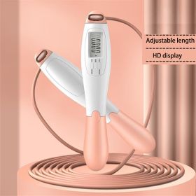 Gym Fitness Smart Jump Rope With LCD Screen Counting Speed Skipping 2.8 M / 9.18 ft (Items: Skipping Rope, Color: Pink)