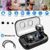 TWS Wireless 5.0 Earbuds IPX4 Touch In-Ear Stereo Earphone Noise Canceling Earpieces 32.8 ft Transmission Range