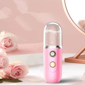 Portable Nano Mist Sprayer for Skin Care and Makeup - Moisturizing and Hydrating Mini Face Mist Sprayer (Items: Red With 1PC)