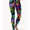 Throwing Print Butt-Lifting Yoga Pants, High Waist Slim Fit Mid-Stretch Fitness Workout Pants, Women's Active wear