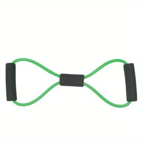 8-shaped Fitness,Resistance Band for Pilates, Arm Back Shoulder Training, Yoga Stretch Elastic Tension Band For Men Women Home Gym (Color: Green)
