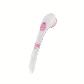 Luxurious Electric Shower Brush: Pamper Yourself with a Relaxing Back Rub, scratch, Massage & Exfoliation! (Color: Pink)