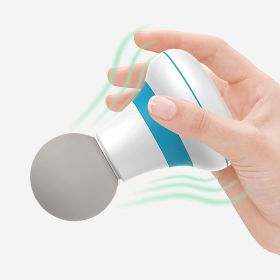 Powerful Handheld Mini Electric Massager Wand With 6 Magic Vibration Modes. Men & Women For Neck Shoulder Back Body Massage (Color: White)