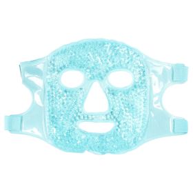 Gel Freezer Face Mask reduces face puffiness & wrinkles. Skin Firming Spa Treatment Hot/Cold Therapy Beauty Skin Care Tool (Color: Blue)