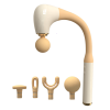 Arc handled electric massager, multi-contact acupoint massage. Long handle reacher fascia massage PSJMQ8